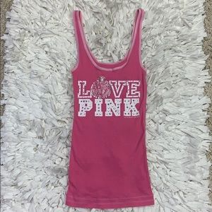PINK’s Victoria Secret pink tank-top XS